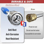 17 Inch Pressure Washer Extension Wand, 4000 PSI Stainless Steel - Image 4