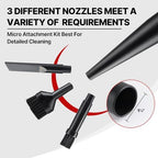 Shop-Vac 8-Pack 1-1/4" Micro Cleaning Nozzle Kit with Adapter - Image 4