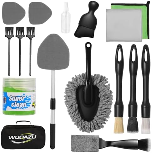 18PCS Car Detailing Kit Cleaning Gel Boar Hair Scratch Free Cleaner by Unknown