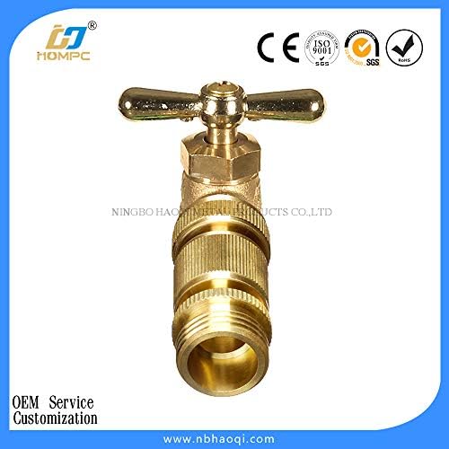 HQMPC Garden Hose Quick Connect Solid Brass Quick Connector 3/4 inch GHT (4 Sets) - Image 6