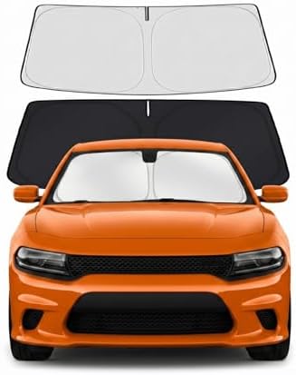 Custom Fit Windshield Sun Shade for Dodge Charger 2011-2023 by Unknown