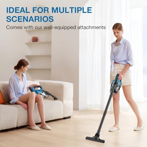 Cordless Vacuum Cleaner Compatible with Makita 18V Battery 100AW Suction - Image 2