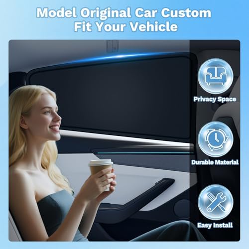 KUST Car Window Shades for Honda CR-V 2007-2011 Windshield Sun Shade Side Window Cover UV Block Privacy Protection Accessories for Camping Blackout Rear Back Full Set 8PCS - Image 4