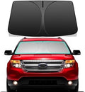 Windshield Sun Shade for 2011-2019 Ford Explorer, 4-Layer 240T Foldable UV Block Car Accessory to Cool Interior by Unknown