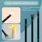 Crevice Cleaning Tool,Plastic Scraper Set Detailing Kit,9 Pcs Car Detailing Supplies for Tight Crevices,Label Removal,Non-Scratch Implement for Dirt,Kitchen,Car Interior Details - Image 4