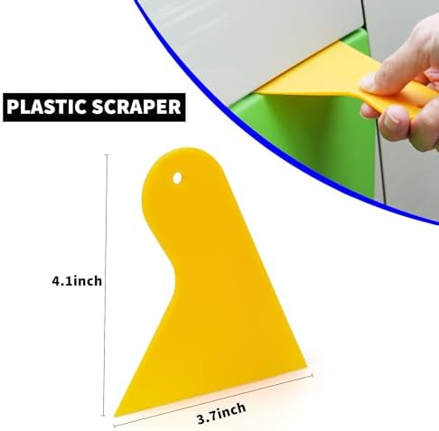 Umaki Vehicle Vinyl Wrap Tool Kit, Window Tint Application Kit, Car Window Film Install Kit, with Window Squeegee, Plastic Squeegee, Edge Wrap Squeegee, Retratable Knife & 9mm Blades, Razor Cutter - Image 7