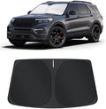 TINGLU Sun Shade for Ford Explorer 2020-2025 2026 SUV,ST XLT,Limited,Platinum Accessories Windshield Sun Shade Window Shade UV Rays Protection Sun Visor Cover with Steering Wheel Sunshade Storage Bag by TINGLU