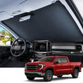 REEVAA Car Windshield Sun Shade for GMC Sierra 1500 2500 3500 (2026-2019) by REEVAA