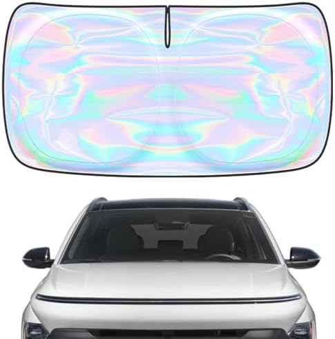 Windshield Sun Shade for Hyundai Kona 2024 2025 2026-4 Layers Sunshade Compatible with Hyundai Kona Foldable Front Window Sunshade Sun Visor Protector Block UV Rays Keep Your Car Cooler Accessories by Unknown