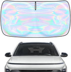 Windshield Sun Shade for Hyundai Kona 2024 2025 2026-4 Layers Sunshade Compatible with Hyundai Kona Foldable Front Window Sunshade Sun Visor Protector Block UV Rays Keep Your Car Cooler Accessories by Unknown