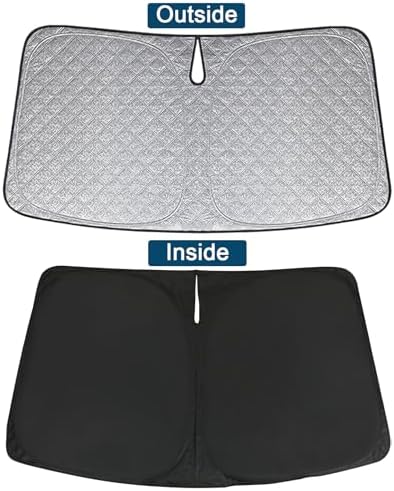 6 Layers Windshield Sun Shade for Ford Mustang 2024-2025 - Image 3