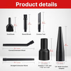 Shop-Vac 8-Pack 1-1/4" Micro Cleaning Nozzle Kit with Adapter - Image 3