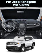 Foldable Front Windshield Sunshade fit for Jeep Renegade 2015-2025 - Image 3