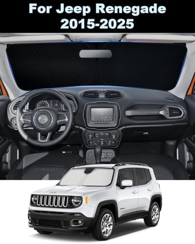 Foldable Front Windshield Sunshade fit for Jeep Renegade 2015-2025 - Image 3