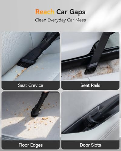 Cordless Handheld Car Vacuum Cleaner 22000PA with Dual Removable Battery - Image 5