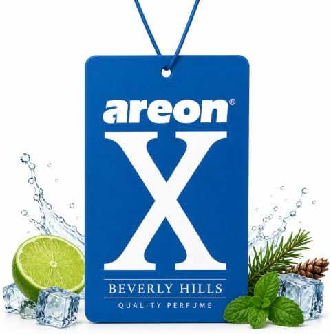 AREON X Beverly Hills Paper Hanging Car Air Freshener - Pack of 12 by AREON