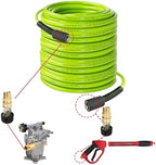 Hourleey Pressure Washer Hose 30 FT, 3600 PSI Flexible Kink Resistant Power Washer Hose Replacement, Pressure Hose Extension with 1/4" Quick Connect, Green - Image 4