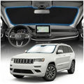 for Jeep Grand Cherokee Sun Shade Windshield Cover - Custom Fit Grand Cherokee Accessories 2011-2025 2026 Sunshade Foldable UV Protection & Heat Shield Sun Visor Accessories by Unknown