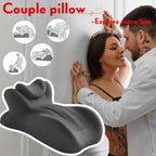 Sweet Spot Pillow Intimacy Pillows for Couples 27° Angle Ergonomic Memory Foam Positioning Cushion Butt Cushion Support Neck Waist Washable Pillowcase(Dark Gray) - Image 6