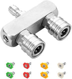 2-in-1 Pressure Washer Tips, 8 Nozzles, 1/4" Quick Connect by TasuoX