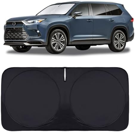 Windshield Sun Shade for Lexus TX/Toyota Highlander 2024-2026 Sunshade by INSAUTO