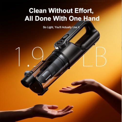 25Kpa Handheld Vacuum Cordless Cleans Car, Home and Office Fast - Image 6