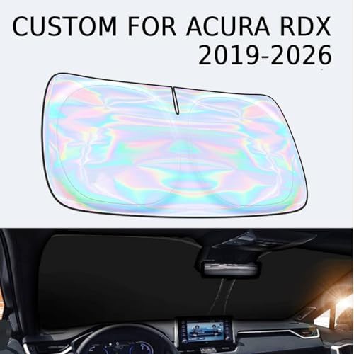 Windshield Sun Shade for Acura RDX 2019-2025 2026-4 Layers Sunshade Compatible with Acura RDX Foldable Front Window Sunshade Sun Visor Protector Block UV Rays Keep Your Car Cooler Car Accessories - Image 2