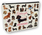 Dachshunds Makeup Bag For Dachshunds Lover Gift: Perfect Cosmetic Bag Just A Girl Who Love Dachshunds For Sisters, Friends,Teen Girls & Women.Ideal Gift For Travel, Birthdays, & Christmas. by Girllyempoweringeverywomen