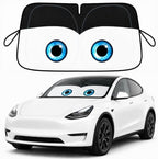 Tesla Model Y/3 Windshield Sun Shade, Classic Black by eygeufg