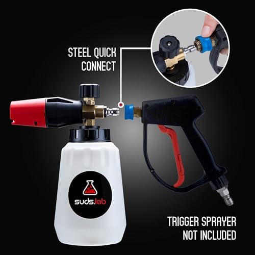 Suds Lab F1 Professional Foam Cannon, 32 oz. Canister, Pressure Washer - Image 6