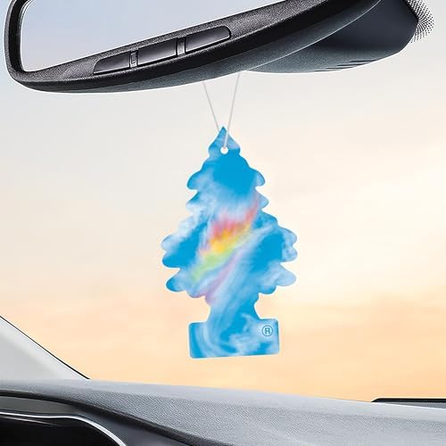 LITTLE TREES Car Air Freshener | Hanging Tree Provides Long Lasting Scent for Auto and Home | 24 Air Fresheners |Fire Rainbow - Image 5
