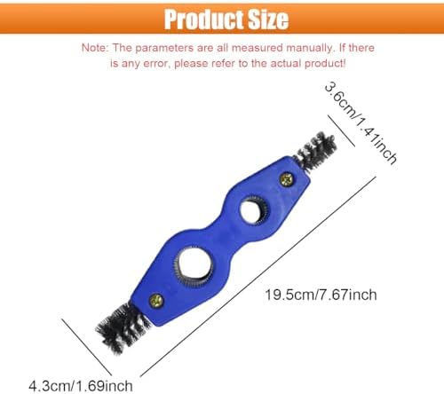 4 in 1 Car Battery Terminal Cleaning Brush, Anti-Rust Copper Pipe Cleaner, Anti-Corrosion Battery Terminal Brush, Universal Marine Plumbing Installation Soldering Brazing Accessories (Blue) - Image 2