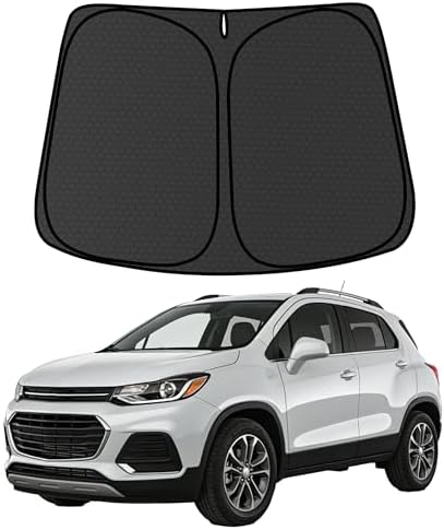 Trax Customized Windshield Sun Shade for 2013-2023 Trax LS | LT | LTZA Front Window Sunshade Visor Protector Foldable Blocks UV Rays Keep Car Cooler Accessories by aatoppus