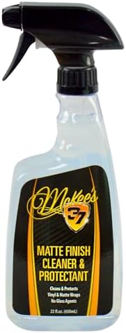 McKee's 37 - Matte Finish Cleaner & Protectant | Matte Paint Cleaner Safe for Vinyl Wraps, PPF - Streak-Free Shine, No Residue with UV Protection (22 oz) by McKees37CarCareProducts