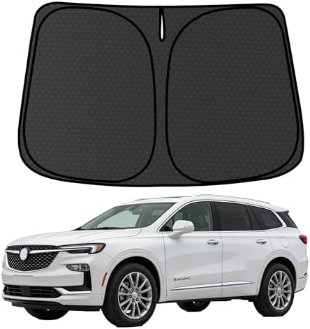 Enclave Customized Windshield Sun Shade for 2018 2019 2020 2021 2022 2023 2024 Enclave Front Window Sunshade Visor Protector Foldable Blocks UV Rays Keep Car Cooler Accessories by aatoppus