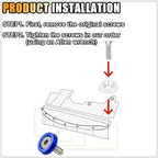 smilfuy 20PCS Aluminum Bumper Fender Washer Stainless Steel Bolts, Blue - Image 5