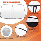 Foldable Front Windshield Sunshade fit for Nissan Sentra 2020-2026 - Image 6