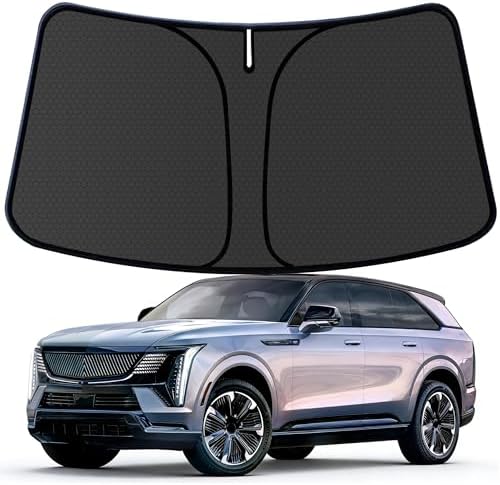 Escalade Customized Windshield Sun Shade for 2021 2022 2023 2024 2025 2026 Escalade Front Window Sunshade Visor Protector Foldable Blocks UV Rays Keep Car Cooler Accessories by aatoppus