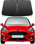 Windshield Sun Shade for 2017-2023 Ford Fiesta, 4-Layer 240T Foldable UV Block Car Accessory to Cool Interior by Unknown