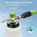 Foam Cannon for Pressure Washer, Car Wash Foam Gun with 1/4" Quick Connect - Image 2