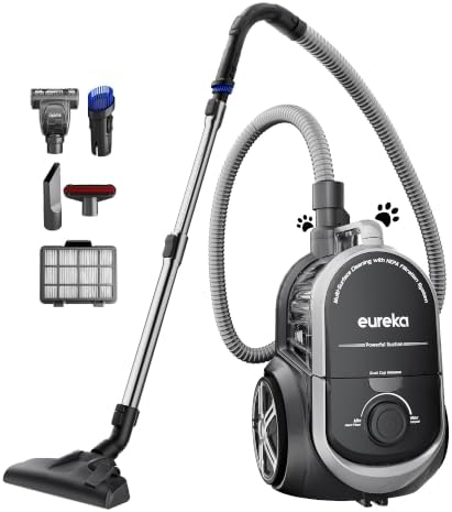 Eureka Bagless Canister Vacuum Cleaner, Vacuum for Hardwood Floor, Carpet by Unknown