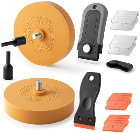 Gomake Eraser Wheel Decal Remover Tool Kit Rubber Eraser Wheel for Drill by Gomake