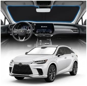 for Lexus RX 350 450h Sun Shade Windshield Cover - Custom Fit RX Accessories 2023-2025 2026 Sunshade Foldable UV Protection & Heat Shield Sun Visor Accessories by Unknown