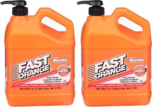 Fast Orange Permatex 25219 Pumice Lotion Hand Cleaner with Pump, 1 Gallon (Pack of 2) by FastOrange