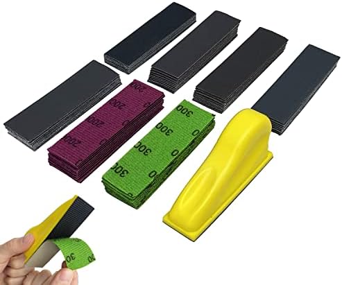 70PCS Micro Detail Sander Kit, Silicon Carbide Wet Dry Sandpaper by AutKerige