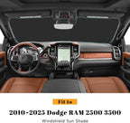 Car Windshield Sun Shade for Dodge 2010-2025 2026 RAM 2500 3500 Accessories (OEM Design) Reflective Foldable Heat Insulation Sunshade for Ultimate Protection - Image 2