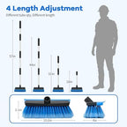 Ordenado 56" Car Wash Brush with Long Handle, Soft Bristle& Rubber Squeegee - Image 2