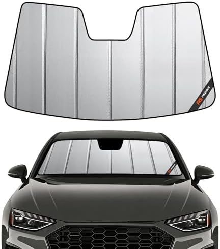 Pigenius Windshield Sunshade for Audi A4/A4 allroad/A4 Quattro/S4 2017-2025 with Heads-Up Display, Front Window Sun Shade - Safeguard by Pigenius