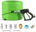 Tool Daily Sewer Jetter Kit for Pressure Washer 150 FT, Power Washer Gun by ToolDaily