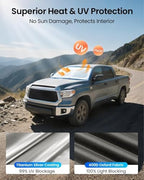 REEVAA Car Windshield Sunshade for Toyota Tundra (2026-2022) - Image 4